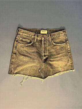 Agolde Blue Jean Denim Short Mini Skirt